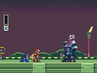 une photo d'Ã©cran de Mega Man X sur Nintendo Super Nes